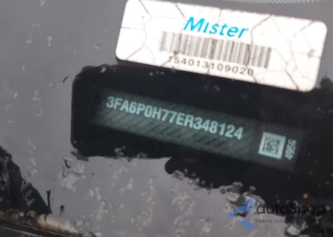 2014 Ford Fusion Se from USA, damaged, VIN 3FA6P0H77ER348124